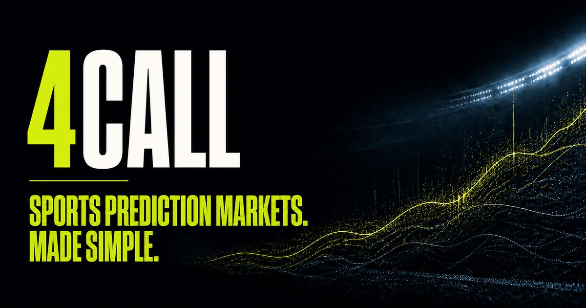 4Call — sports prediction markets, made simple